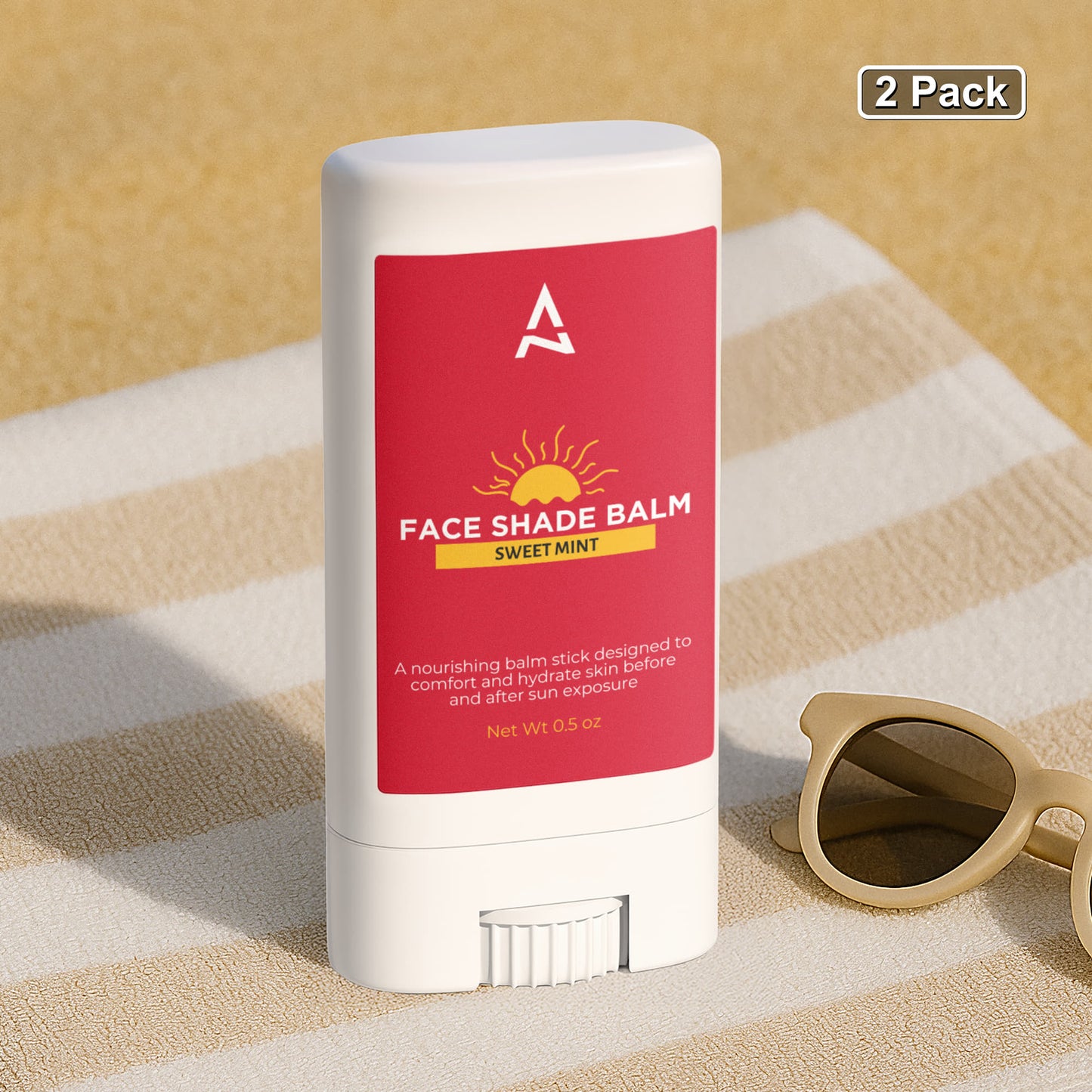 Face Shade Balm Nourishing Sun-Support, 2 Pack