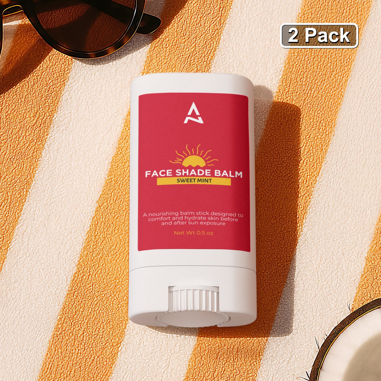 Face Shade Balm Nourishing Sun-Support, 2 Pack