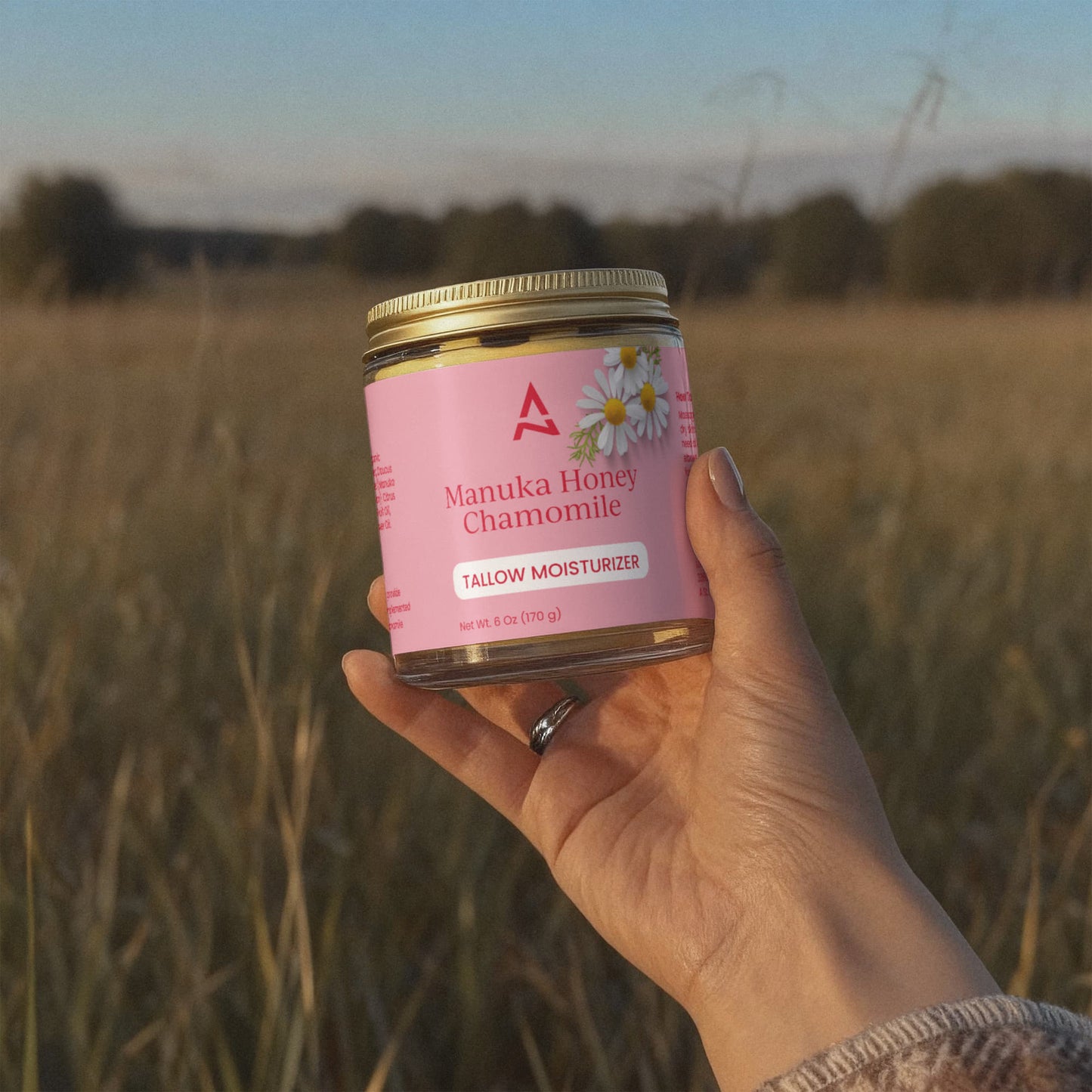 Honey Calm Tallow Moisturizer – Natural Skin Repair with Manuka Honey & Chamomile