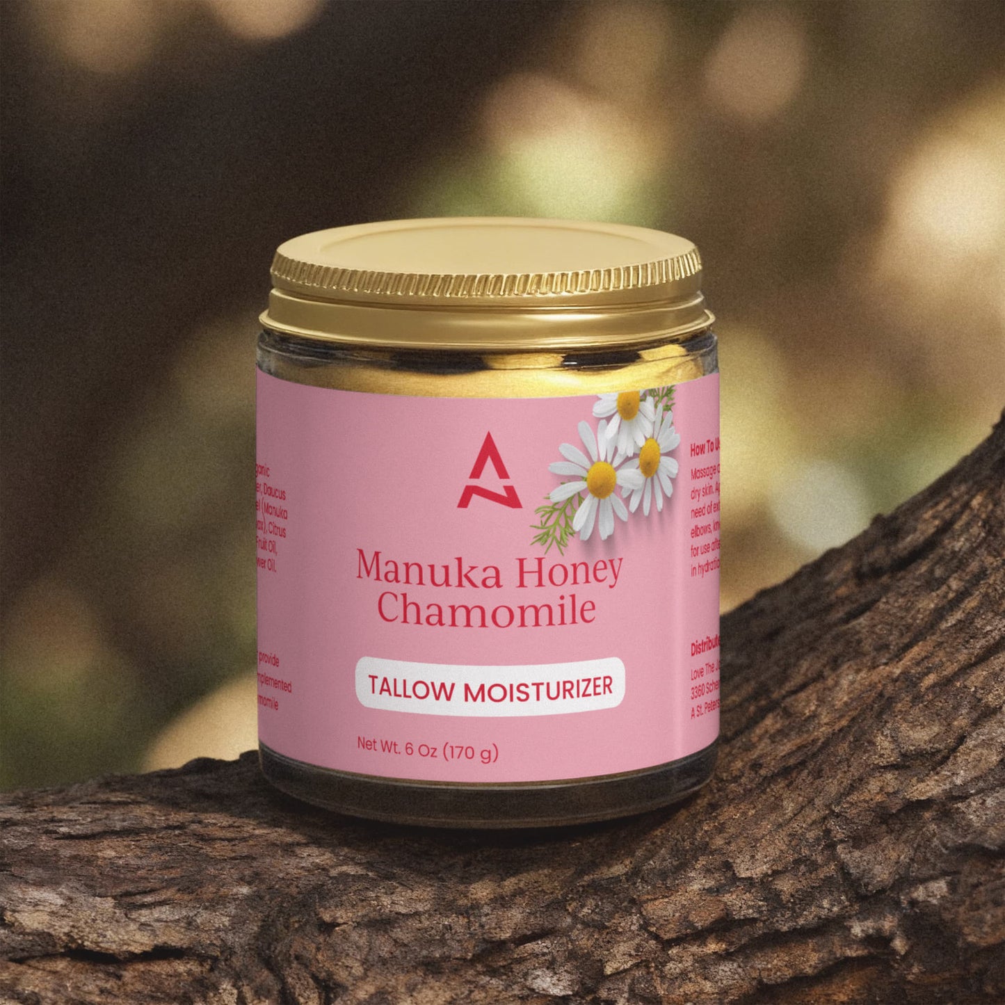 Honey Calm Tallow Moisturizer – Natural Skin Repair with Manuka Honey & Chamomile