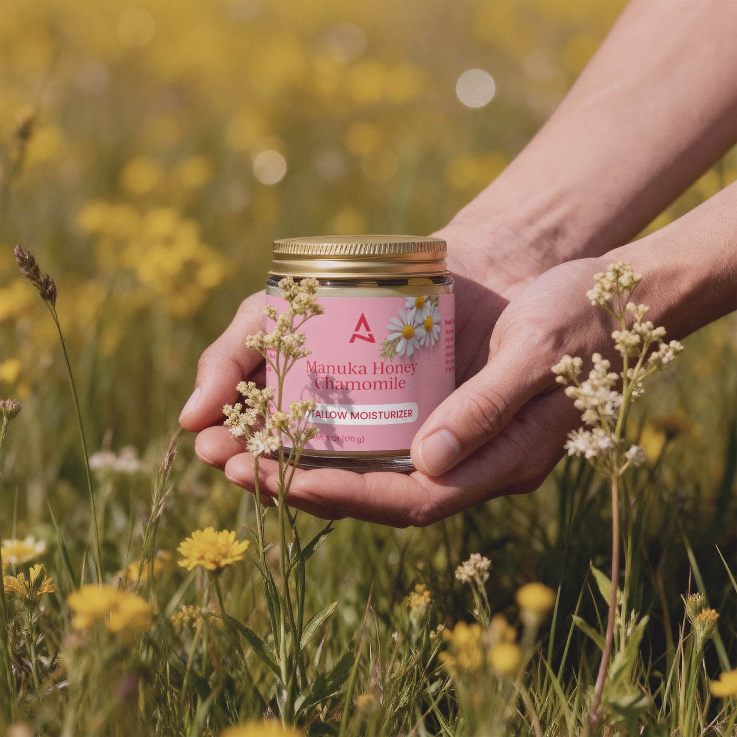 Honey Calm Tallow Moisturizer – Natural Skin Repair with Manuka Honey & Chamomile
