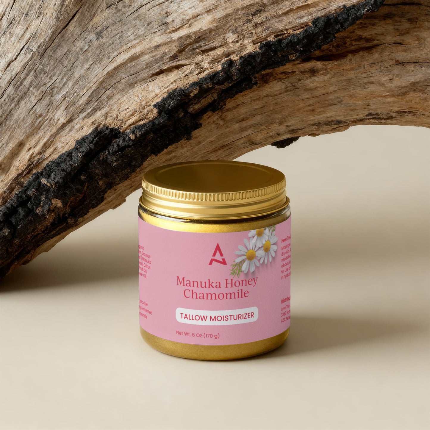 Honey Calm Tallow Moisturizer – Natural Skin Repair with Manuka Honey & Chamomile