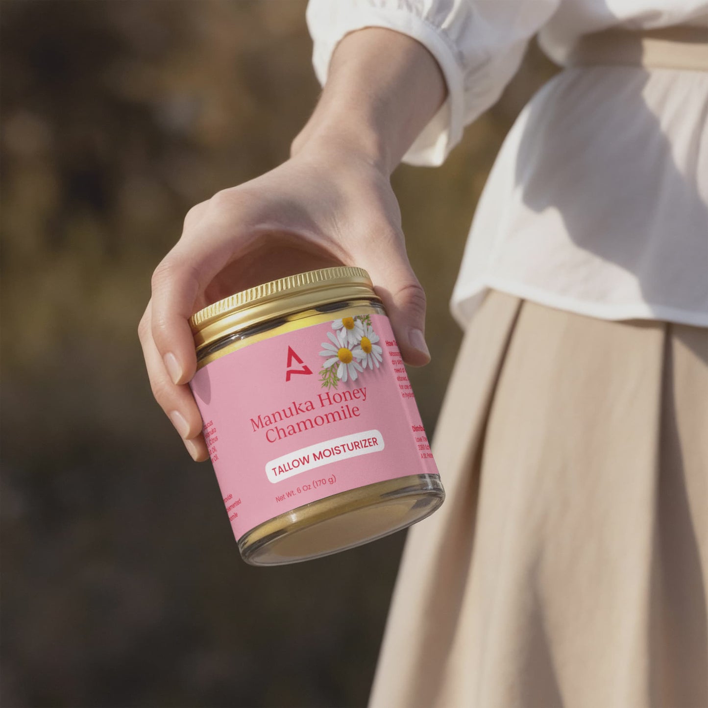Honey Calm Tallow Moisturizer – Natural Skin Repair with Manuka Honey & Chamomile