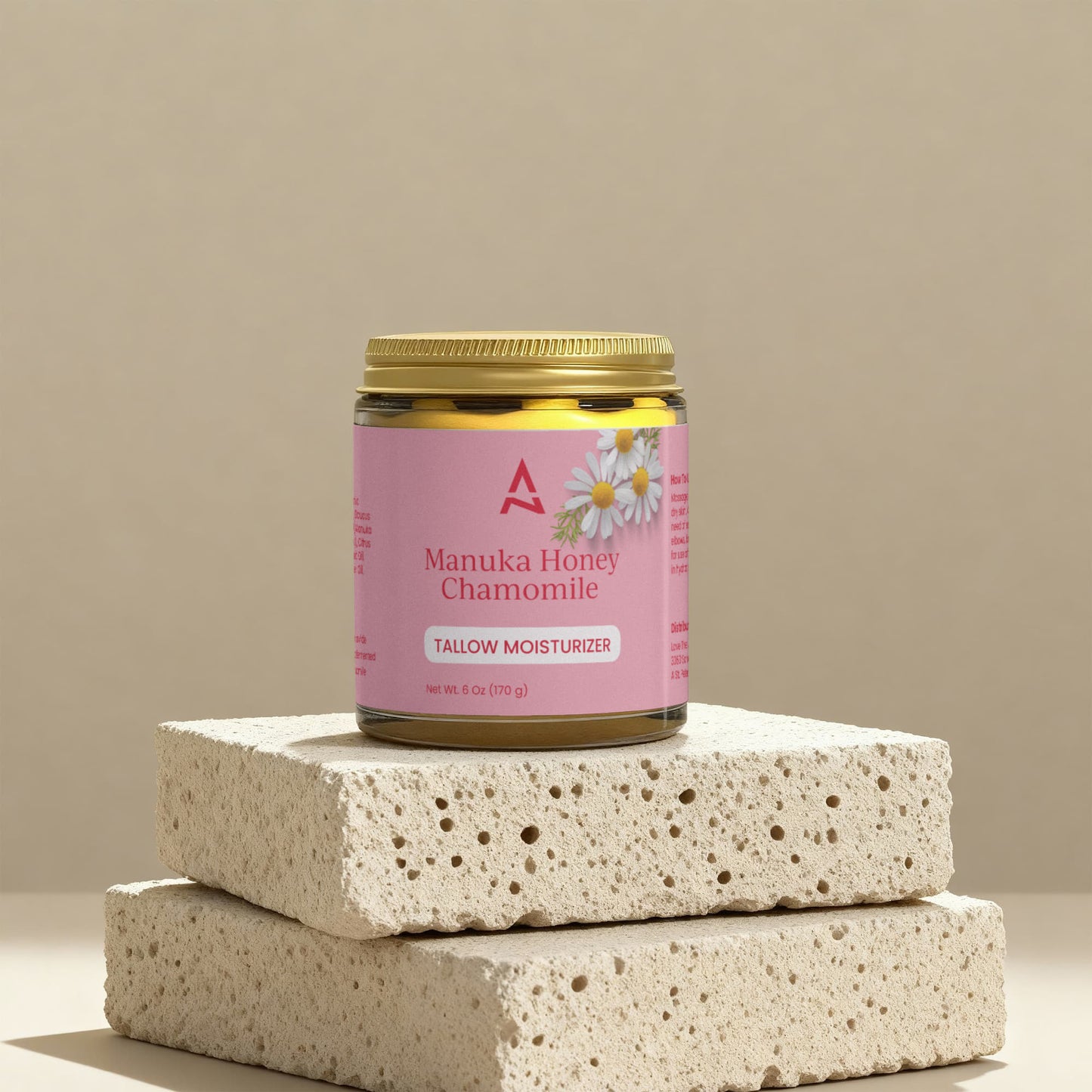 Honey Calm Tallow Moisturizer – Natural Skin Repair with Manuka Honey & Chamomile