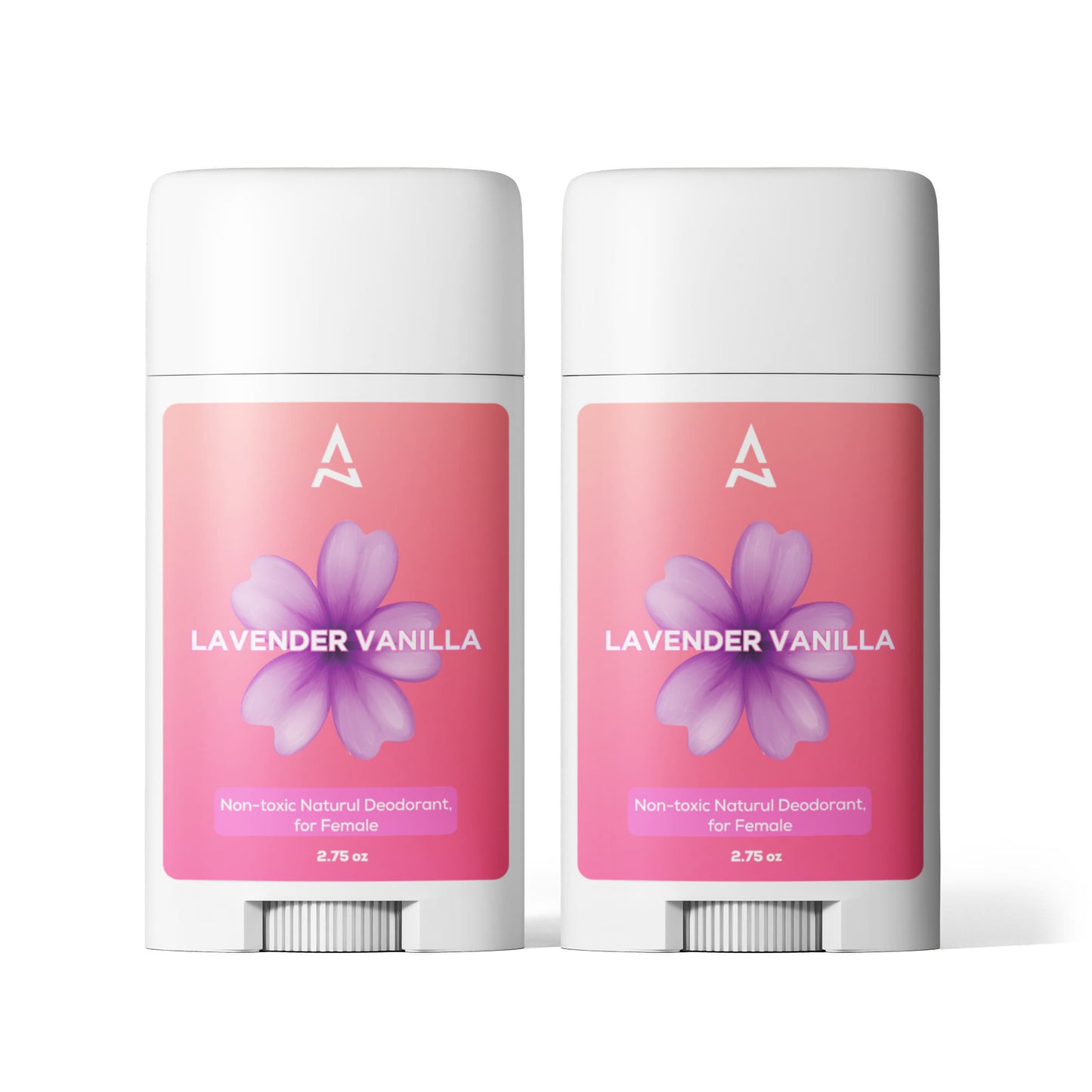 Lavender Vanilla Deodorant for Women, 2 Pack