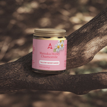 Honey Calm Tallow Moisturizer – Natural Skin Repair with Manuka Honey & Chamomile