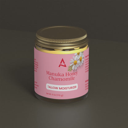 Honey Calm Tallow Moisturizer – Natural Skin Repair with Manuka Honey & Chamomile