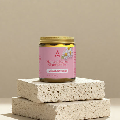 Honey Calm Tallow Moisturizer – Natural Skin Repair with Manuka Honey & Chamomile