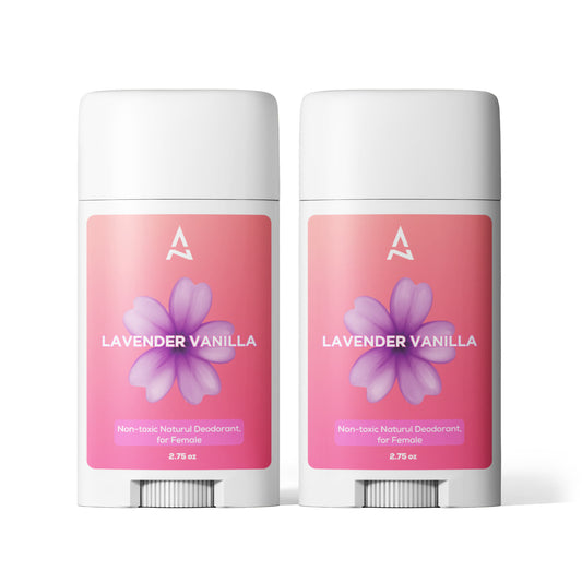 Lavender Vanilla Deodorant for Women, 2 Pack